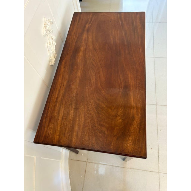Antique George III Figured Mahogany Side Table, 1800 For Sale - Image 9 of 13