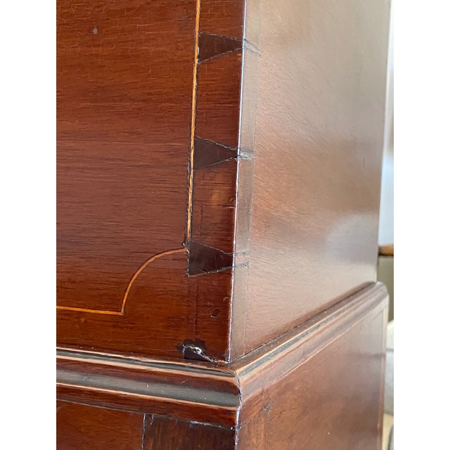 Wood American Federalist Period Wine Cellarette For Sale - Image 7 of 9