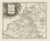 Antique Map of the Ancient Netherlands and Belgium, 1750 For Sale