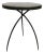 Global Views Modern Large Gray Marble Tripod Accent Table For Sale