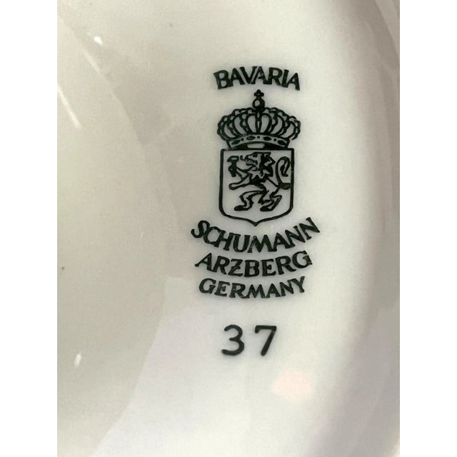 Vintage Bavaria Schumann Arzberg Germany Reticulated Porcelain Compote Dish For Sale - Image 11 of 13
