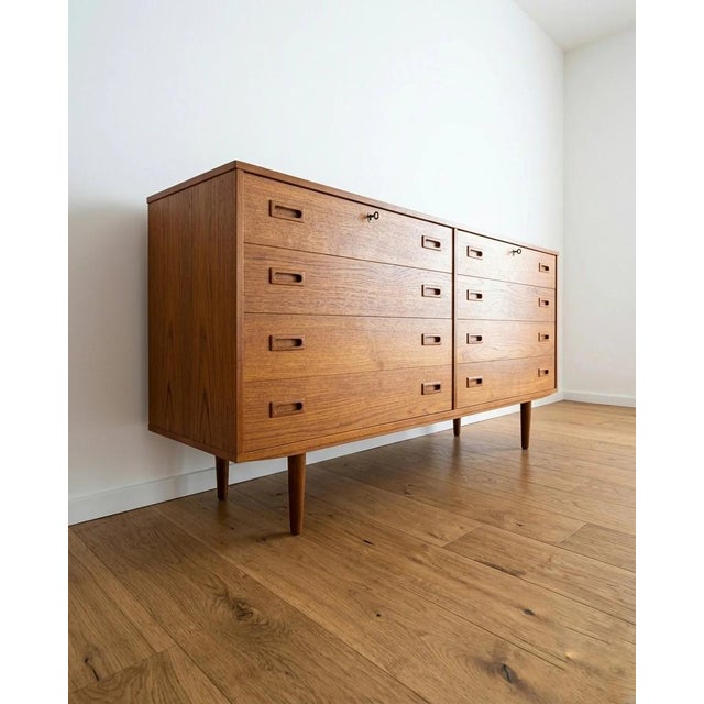 Vintage Danish Teak Sideboard with Drawers, 1950s For Sale - Image 6 of 6