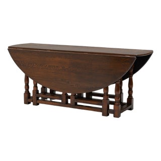 Oak Gateleg Dining Table, 1960 For Sale
