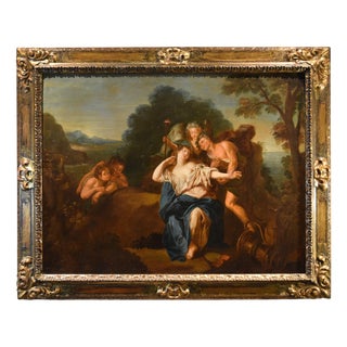 Antoine Coypel Bottega, Mythological, 1700, Oil on Canvas, Framed For Sale