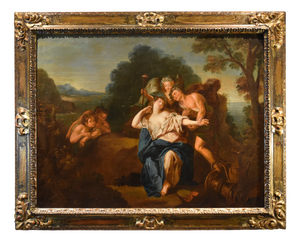 Antoine Coypel Bottega, Mythological, 1700, Oil on Canvas, Framed