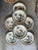 Set of seven French Transferware plates by Gien. 9.5”dia 49-144