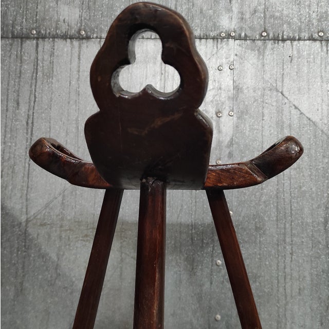 Vintage Brutalist Bar Stool, Marbella, Spain, 1960s For Sale - Image 9 of 9