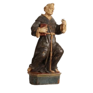 Antique St. Pascal Babylon Linden Figurine