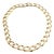 1980s Bvlgari Bulgari Diamond Set of Two Yellow Gold Link Bracelets Necklace For Sale