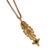 1900 - 1909 Victorian Antique 19k Yellow Gold Egyptian Pendant Chain Necklace For Sale - Image 5 of 9
