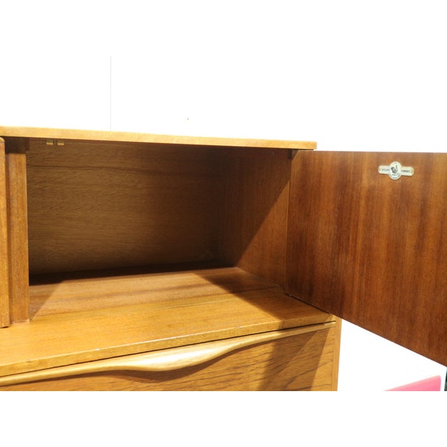 Mid Century Modern Vintage Teak Tall Credeza Sideboard by Sutcliffe For Sale - Image 9 of 15