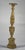 Italian Gold and Silver Lacquered Wooden Candlestick, Late 1700s For Sale - Image 3 of 9