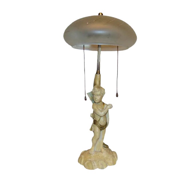 Mid-Century Cupid Desk Lamp For Sale