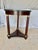Traditional Early 20th Century French Walnut Empire Style Side Table For Sale - Image 3 of 12
