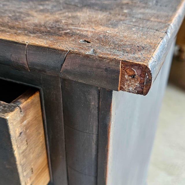Antique Ebonized Pine Chest of Drawers - Circa 1830 For Sale - Image 16 of 16
