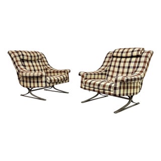 Grand Prix Armchairs by Maurice Calka for Arflex, 1960s, Set of 2 For Sale