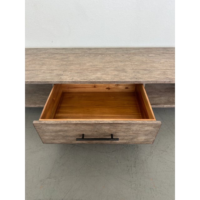 Wood Artisan Modern Low Profile Coffee Table For Sale - Image 7 of 9