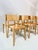 Vintage Beech Dining Chairs, 1980s, Set of 8 For Sale - Image 3 of 17