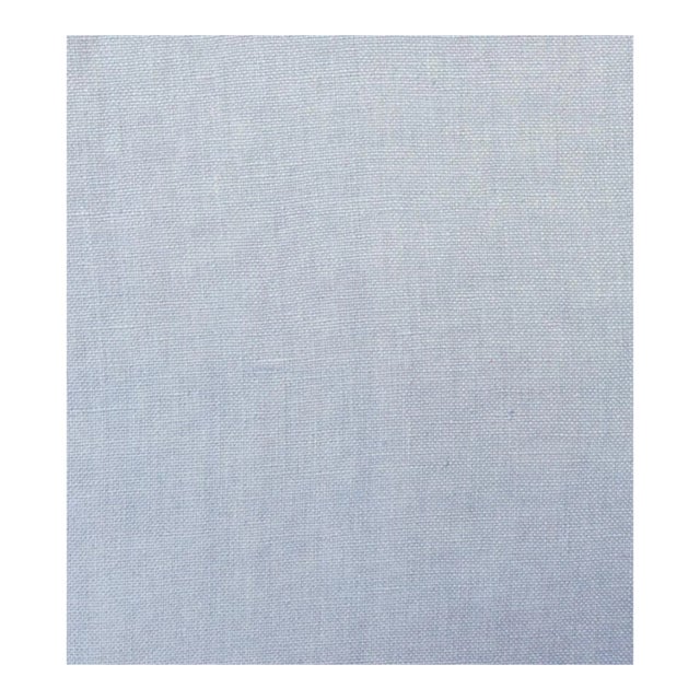Sample - The House of Scalamandré Toscana Linen Fabric, Sky For Sale