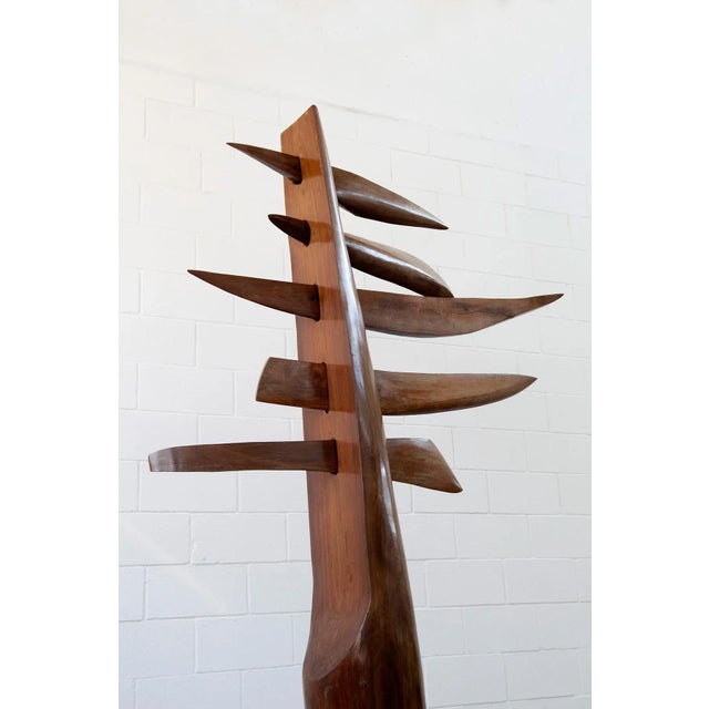 Wood The Great Force of Nature Amazonia Series Sculpture in Wood by Elvio Becheroni, 1992 For Sale - Image 7 of 10