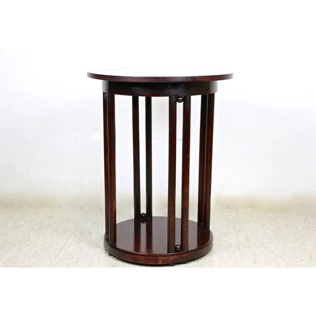 Wood Bentwood Side Table by Josef Hoffmann for Thonet, 1906 For Sale - Image 7 of 11