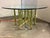McGuire Furniture Pistachio Bamboo + Leather Dining Table + Set of Eight Chairs For Sale In San Francisco - Image 6 of 12