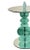 Modern Abacus Glass Tea Table by the Drawing Room Atl in Finish Verdigris - Size: Tall / Gueridon - Modern Sofa Table in Colorful Green Glass For Sale - Image 3 of 7