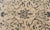 Vintage Turkish Oushak Rug With Vining Florals in Cream and Sapphire Blue For Sale - Image 13 of 15