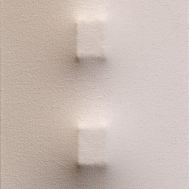 2020s Light Itbf-9101 - Tall Narrow Contemporary Mixed Media 3d Wall Sculpture on Canvas and Wood Structure by Len Klikunas For Sale - Image 5 of 9