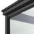 Black Display Cabinet in Wood Veneer and Clear Glass For Sale - Image 5 of 7