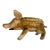 Large Vintage Handmade German Steiff Mohair Dalle Boar Pig Stuffed Animal 23 In. For Sale