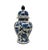 Chinoiserie Vintage Bombay Company Blue & White Porcelain Chinoiserie Ginger Jar For Sale - Image 3 of 7