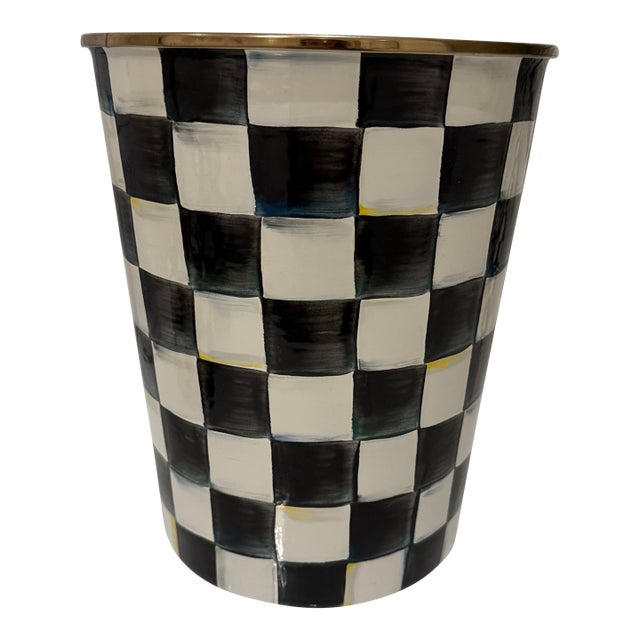Mackenzie Childs Waste Basket For Sale