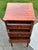 Antique French Regency Style Three Drawer Mahogany Chest W/Brass Fittings For Sale - Image 10 of 13