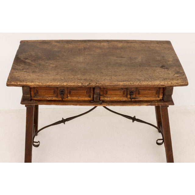 Baroque Spanish Baroque Writing Desk, 17th C. For Sale - Image 3 of 10