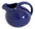 1940s Classic Shape Mini Blue Stoneware Pitcher For Sale