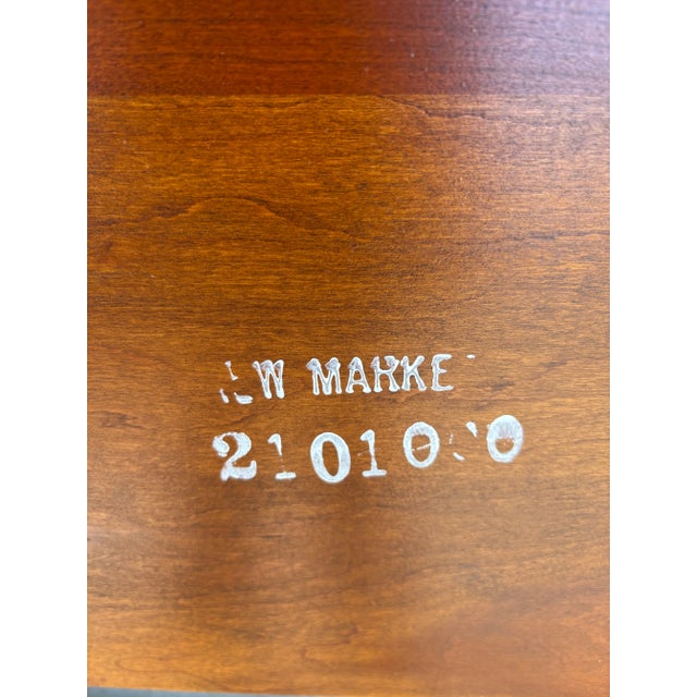 Statton New Market Finish New England Style Cherry Twin Headboards - A Pair For Sale - Image 16 of 16