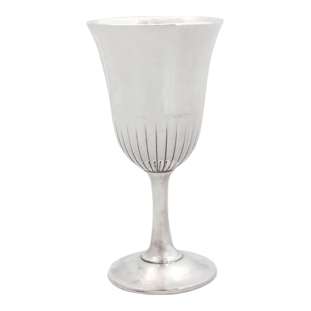 1900s Sterling Silver Goblet For Sale
