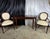 French Late 20th Century The Executive’s Alcove: Neoclassical Writing Console & Medallion Armchair Suite — 3 Pieces For Sale - Image 3 of 14