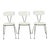 Set of 6 vintage dining chairs, chairs made of Formica, wood, and a chrome-plated metal base, presumably by Brabantia,...