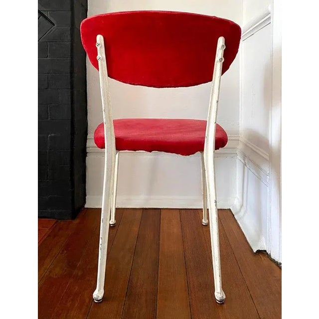 Metal Vintage Iron Chair by British Designer Ernest Race For Sale - Image 7 of 10