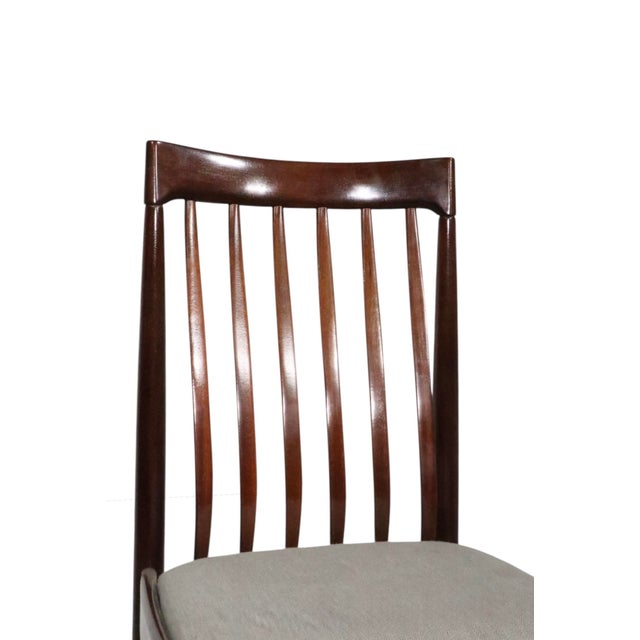 Set of Six Mid Century Danish Modern Dining Chairs by H. W. Klein for Bramin Mobler For Sale - Image 14 of 17