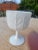 American Vintage Milk Glass Goblet For Sale - Image 3 of 8