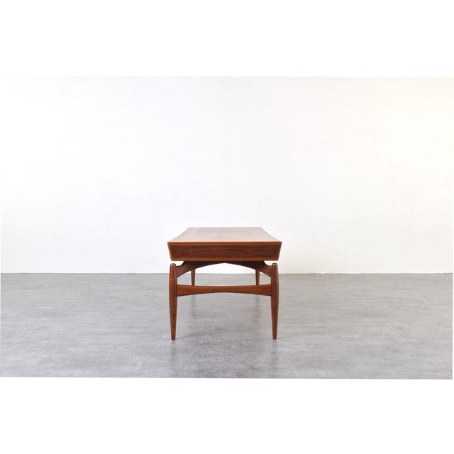 1960s Mid-Century Modern Teak Coffee Table by Johannes Anderen for Trensum Möbelfabrik, 1960s For Sale - Image 5 of 16