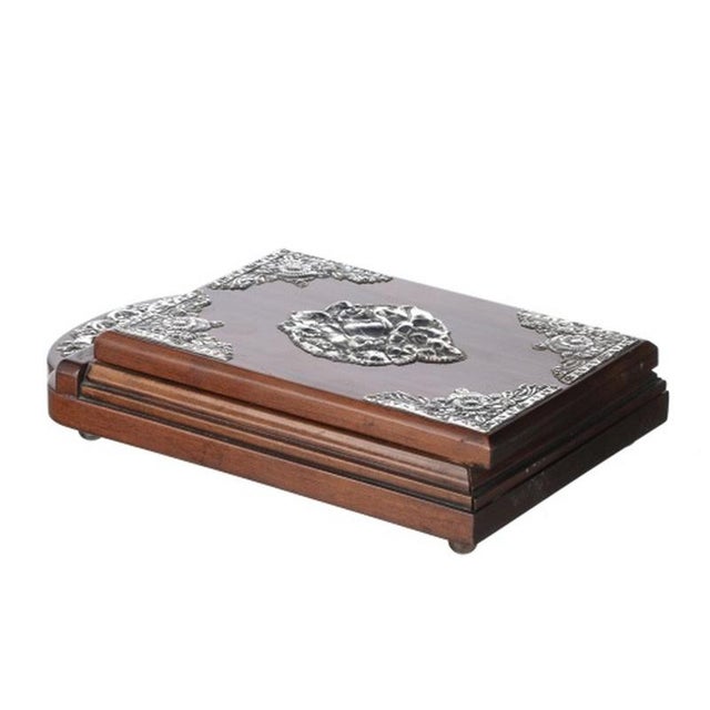Silver Block Holder in Silver For Sale - Image 8 of 8