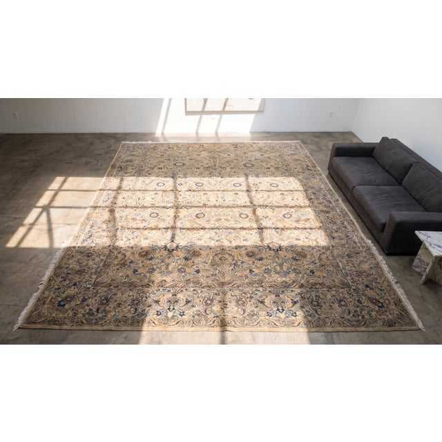 Early 20th Century Persian Kirman Carpet ( 9' x 11'9" - 275 x 360 ) For Sale - Image 13 of 13