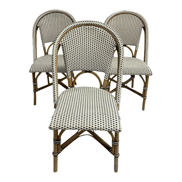 Serena & Lily Riviera Side Chairs - Set of 3 For Sale