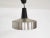 1950s Small Dutch Silver and Black Pendant Lamp, 1950s For Sale - Image 5 of 5