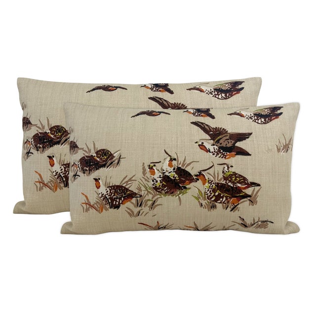 ⭐️ Ships Within 2 Days On the Front: Designer Linen Fabric On the Back: Natural Ivory Linen Fabric 100% Linen Fabric All...