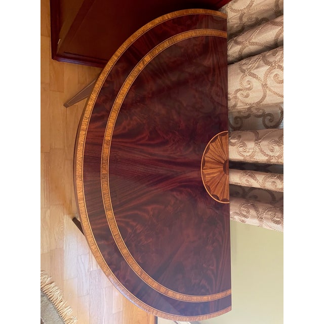 Traditional Councill Craftsmen Federal Style Demi Lune For Sale - Image 3 of 3